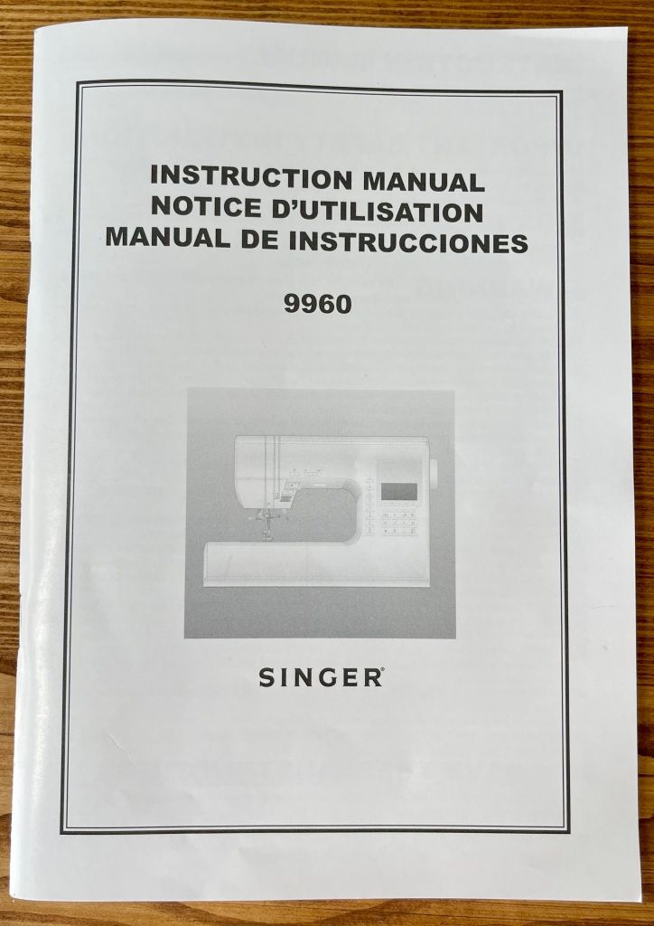 The Singer Quantum Stylist 9960 User Manual